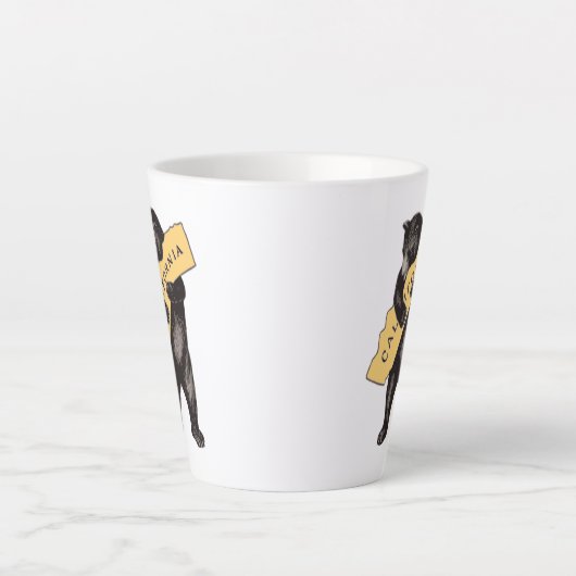  Californië-Beer Latte Mok (Voorkant)
