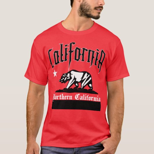 Californië Beer of Cal T Shirt (Voorkant)