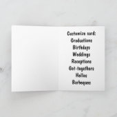 Californië beer staat symbool aangepaste wenskaart kaart (Binnen)