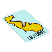 Californië beer staat symbool souvenirmagneet magneet (Rechterzijde)