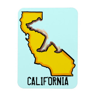 Californië beer staat symbool souvenirmagneet magneet
