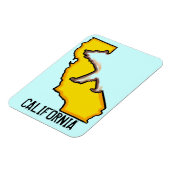 Californië beer staat symbool souvenirmagneet magneet (Linkerzijde)