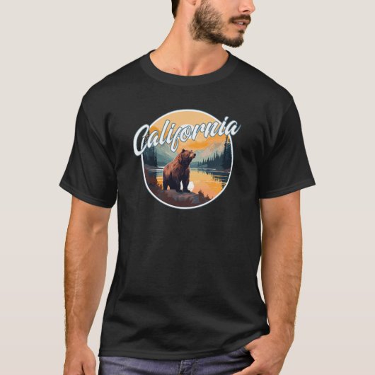 Californië-Beer T-shirt (Voorkant)