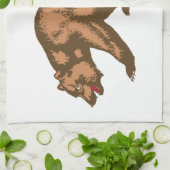 Californië-Beer Theedoek (Gevouwen)