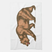 Californië-Beer Theedoek (Verticaal)