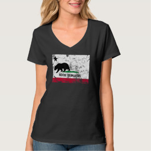 Californië Beer verhuist naar Oklahoma Walking Awa T-shirt
