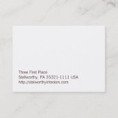 Californië-Beer Visitekaartje (Achterkant)