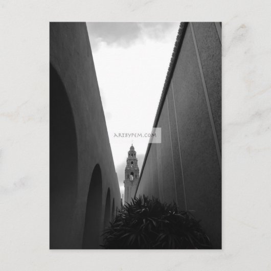 Californië Bell Tower Briefkaart (Voorkant)