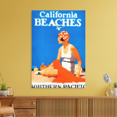 Californië bezoekt promotie-Poster Canvas Afdruk (Insitu (Woonkamer))
