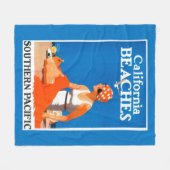 Californië bezoekt promotie-Poster Fleece Deken (Voorkant (Horizontaal))