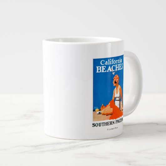 Californië bezoekt promotie-Poster Grote Koffiekop (Voorkant rechts)