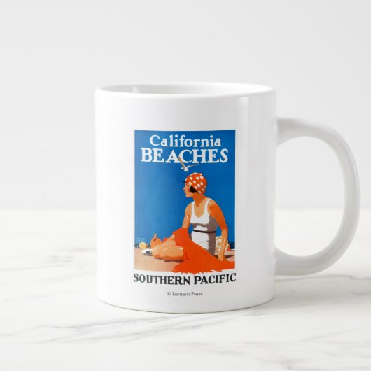 Californië bezoekt promotie-Poster Grote Koffiekop (Rechts)