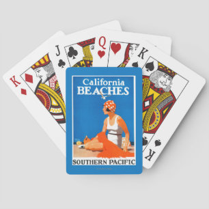 Californië bezoekt promotie-Poster Pokerkaarten