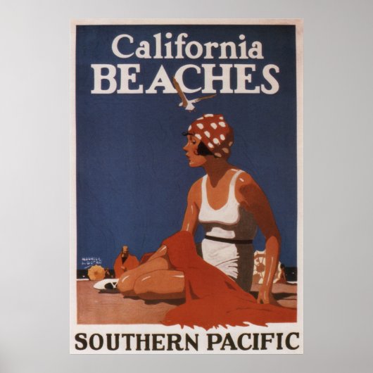 Californië bezoekt zuidelijk deel van de Stille Oc Poster (Voorkant)