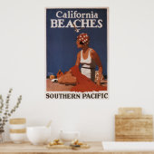 Californië bezoekt zuidelijk deel van de Stille Oc Poster (Keuken)