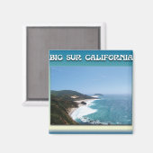 Californië Big Sur Ocean Uitzicht II Magneet (Voorkant / Achterkant)