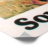  Californië Big Trees Southern Pacific Poster (Hoek)