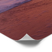 Californië, bij Santa Cruz, Uitzicht van het stran Poster (Hoek)