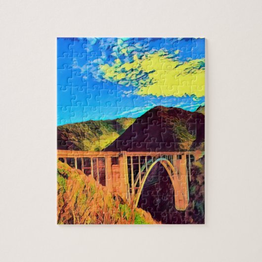 Californië - BIXBY CREEK - Bridge Legpuzzel (Verticaal)