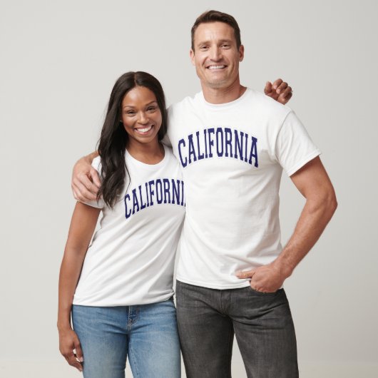 Californië blauw t-shirt (Unisex)