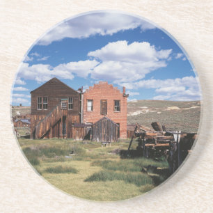 Californië, Bodie State Historic Park, Een oude Zandsteen Onderzetter