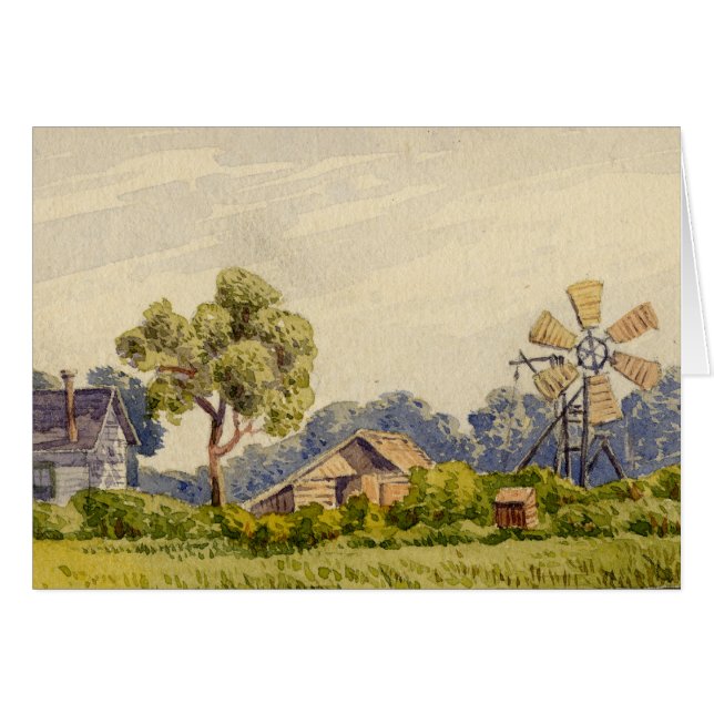 Californië-Boerderij, nabij Stockton (Voorkant Horizontaal)