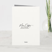 Californië brandweerman Beer dank u Kaart (Achterkant)