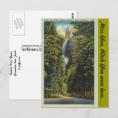 Californië, Bridal Veil Herfsten Briefkaart (Voorkant / Achterkant)