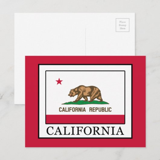 Californië Briefkaart (Voorkant / Achterkant)