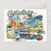 Californië Briefkaart (Voorkant)