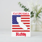 CALIFORNIË BRIEFKAART (Staand voorkant)