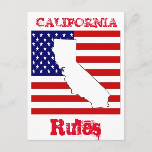 CALIFORNIË BRIEFKAART (Voorkant)