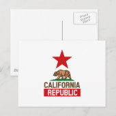Californië Briefkaart (Voorkant / Achterkant)