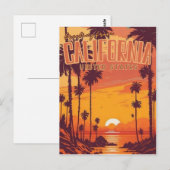 Californië Briefkaart (Voorkant / Achterkant)