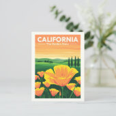  Californië Briefkaart (Staand voorkant)