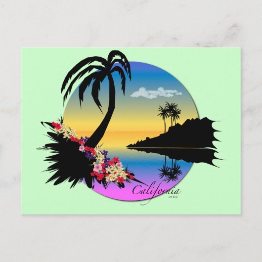 Californië Briefkaart (Voorkant)