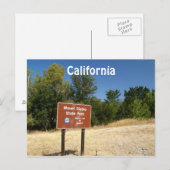 Californië Briefkaart (Voorkant / Achterkant)