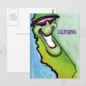 Californië Briefkaart (Voorkant / Achterkant)
