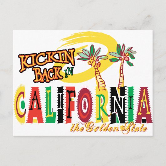 Californië Briefkaart (Voorkant)