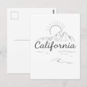 Californië Briefkaart (Voorkant / Achterkant)