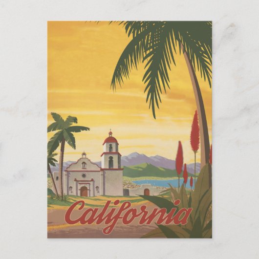 Californië Briefkaart (Voorkant)