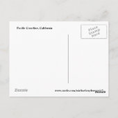 Californië, Briefkaart aan de kust van de Stille O (Achterkant)