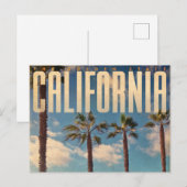 Californië-Briefkaart Aankondigingskaart (Voorkant / Achterkant)