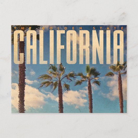 Californië-Briefkaart Aankondigingskaart (Voorkant)