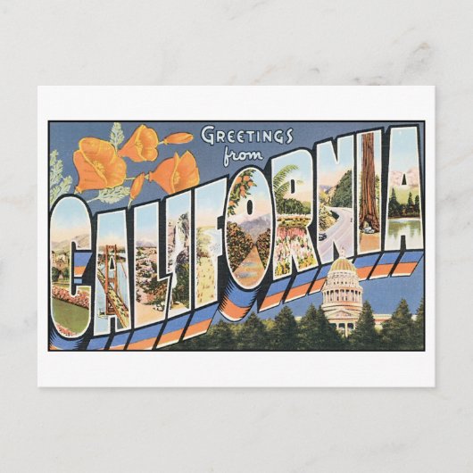  Californië-Briefkaart Briefkaart (Voorkant)