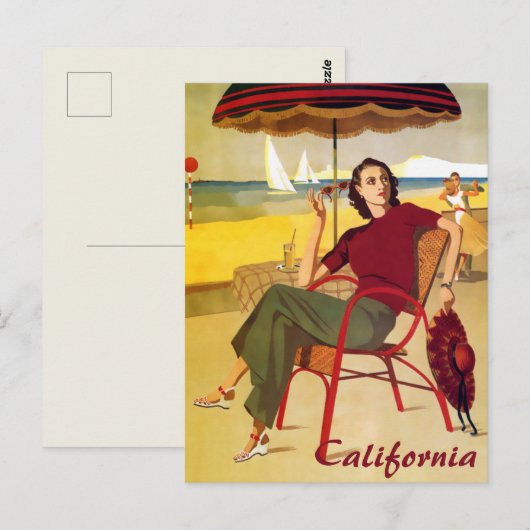  Californië-Briefkaart Briefkaart (Voorkant / Achterkant)