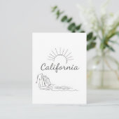 Californië-briefkaart Briefkaart (Staand voorkant)