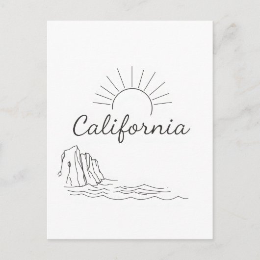 Californië-briefkaart Briefkaart (Voorkant)