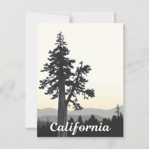 Californië-briefkaart Briefkaart