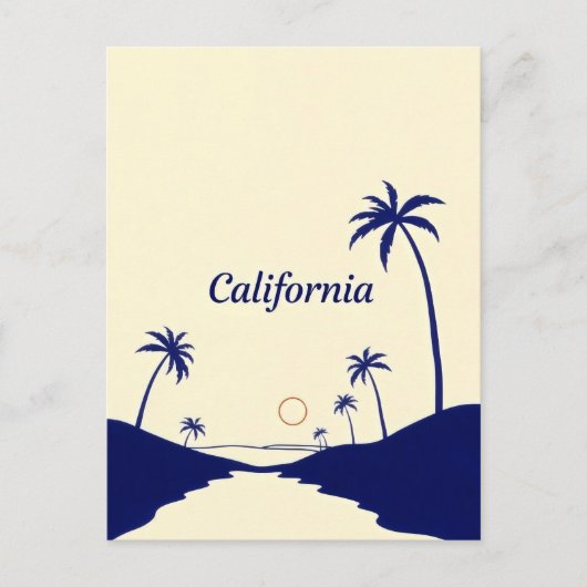 Californië-briefkaart Briefkaart (Voorkant)